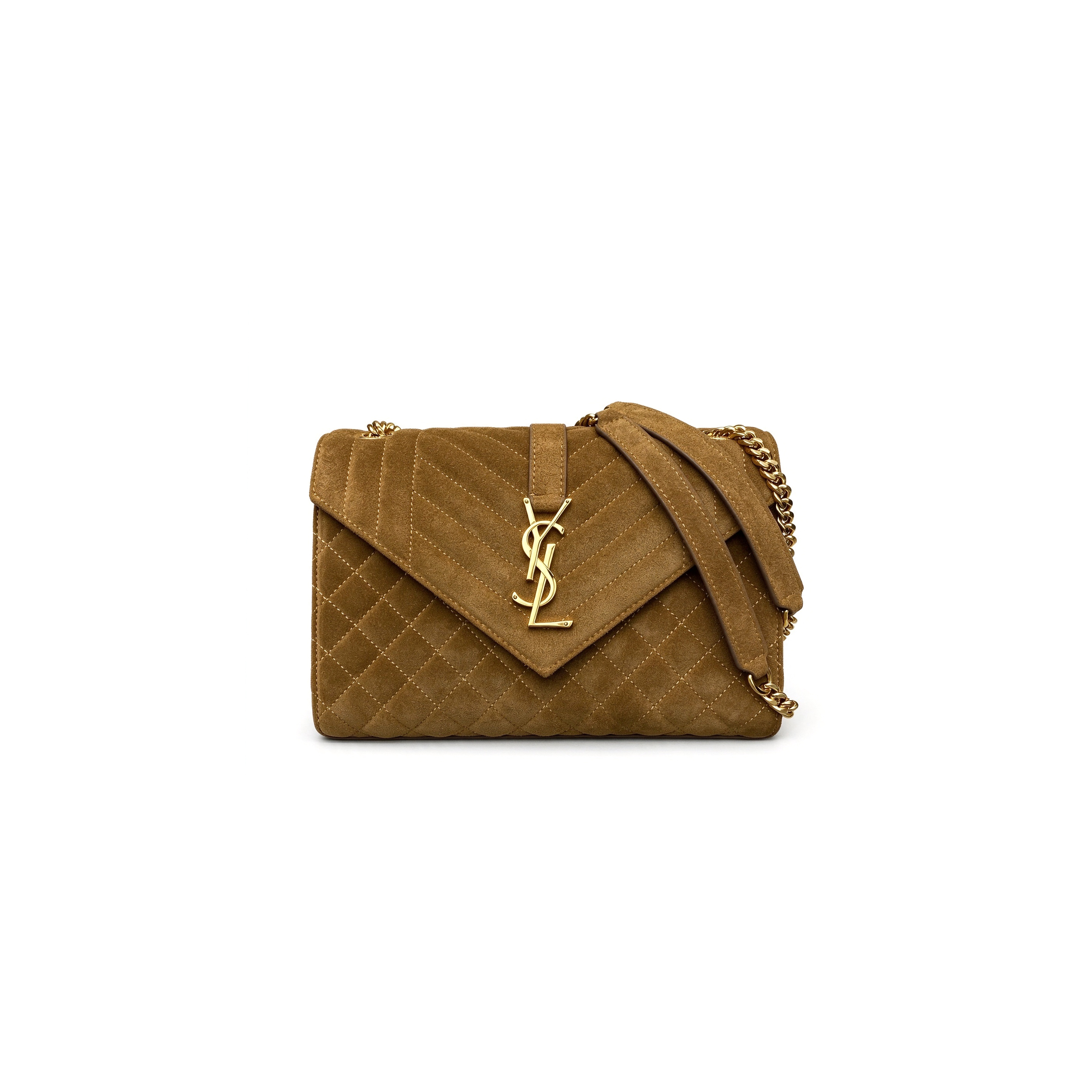 YSL ENVELOPE MEDIUM IN SUEDE 392739 (24*17.5*6cm)